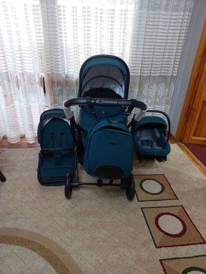 Продаётся детская коляска брэнда Burbay 3 в 1. Почти новая.