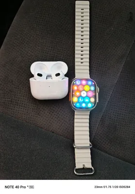 смарт часы и наушники беспроводные айфон