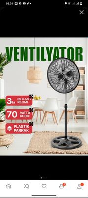 Ventilyator yengi 40%chegirma