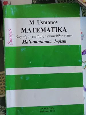 Matematikadan maʼlumotnoma 1-qism.377 bet