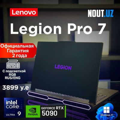 Lenovo Legion Pro7 U9-275HX,64GB,1TB,RTX5090,2.5K OLED Магазин Nout.uz