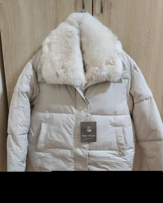 qishgi qalin kurtka yangi kiyilmagan oq rang