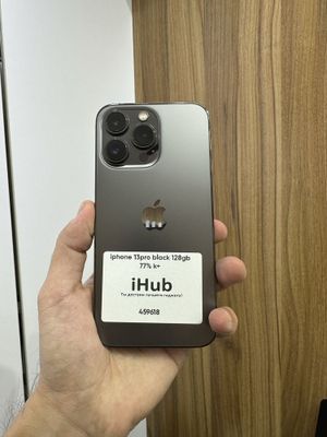 iphone 13pro black 128gb 77%