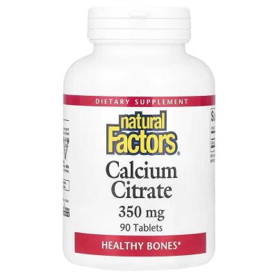 Natural Factors цитрат кальция Calcium Citrate 90 таблеток