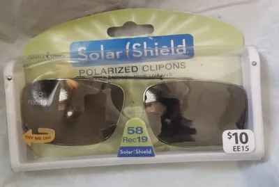 Стёкла для очков,накладные - защита от солнца