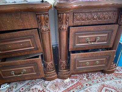 Спальный гарнитур кровать, тумбы, комод, шкаф