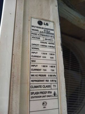 Продаётся б/у кондиционер LG