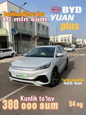 10mln Boshlang'ich to'lov BYD