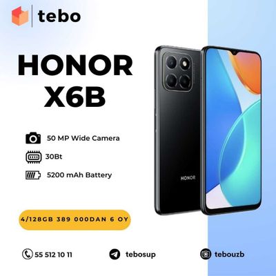 Honor X6B telefonlari Muddatli to'lovga