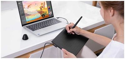 Графический планшет HUION Inspiroy RTM-500 Black