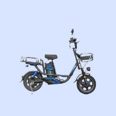 Elektroskuter Drongo V5 48-20Ah, Qora / Ko'k