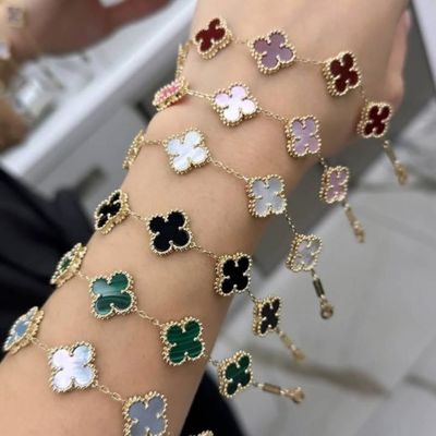 "Van cleef" -Цепочка -Серьги -Кольца