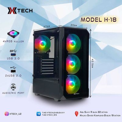 Xtech case RGB (Модель H-18 ) игровой кейс