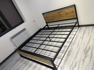 Кровать металлический лофт дизайн