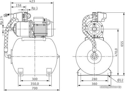 Насос. Насосная станция Wilo MultiPress HMP 604