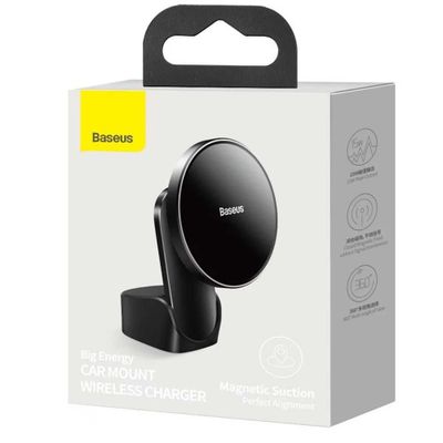 Автомобильный держатель Baseus Big Energy Car Mount Wireless Charger