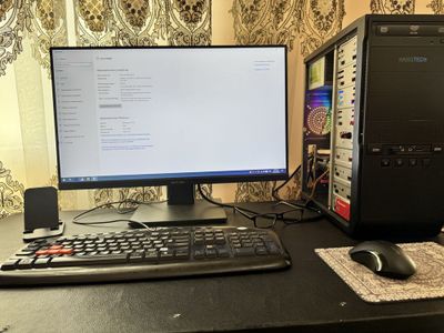 i5 kompyoter 24 manitor 1050ti videokarta 128ssd 500gb