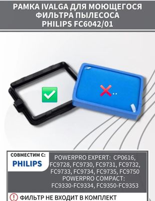 Рамка для моющегося фильтра Philips