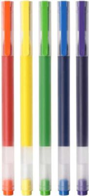 Комплект цветных гелевых ручек Xiaomi High-Capacity Gel Pen (5-Pack)