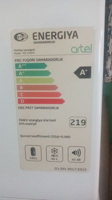 Artel holodilnik sotiladi