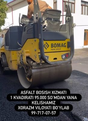 Asfalt Bosish Xizmati Xorazm Viloyati bo’ylab!