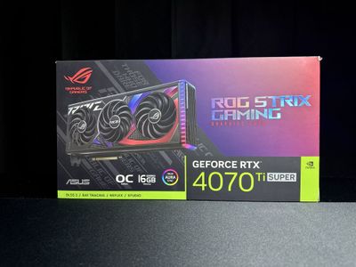 Самая Топовая Видео Карта Asus ROG Strix RTX 4070Ti Super OC 16GB