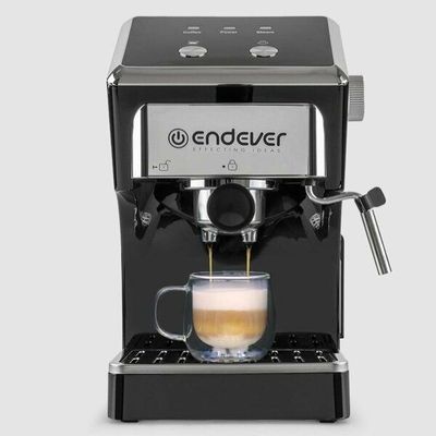 Кофеварка рожковая с капучинатором Endever Costa-1085