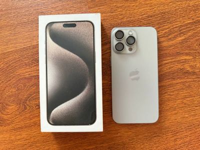 Iphone 15 pro max e Sim 100 yomkost