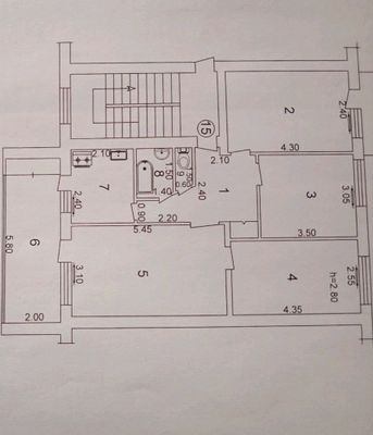 Квартира около Рисового рынка 4-комнатная