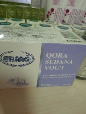 Qora sedana orginal kapsulada 2 oyga yetadi