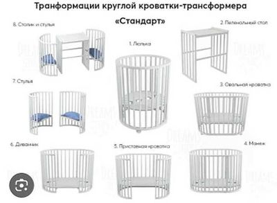 Детский кровать трансформер (производства Россия)