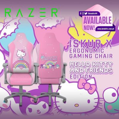 Под Заказ! Razer Iskur X HELLO KITTY Игровое Кресло