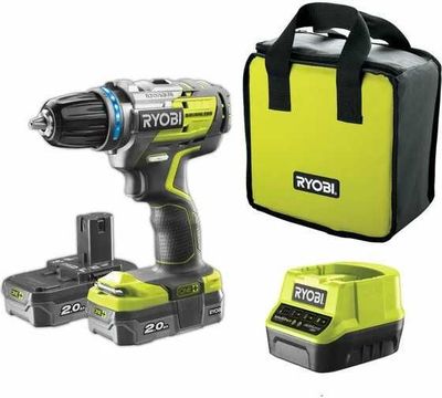 ONE+ Бесщеточная дрель-шуруповерт Ryobi R18DDBL-220S 60 НМ