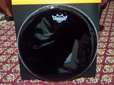 Remo Ambassador Black, Coated, Clear 14''