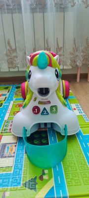 Развивающий единорог (ходунок, талокар) 3в1.