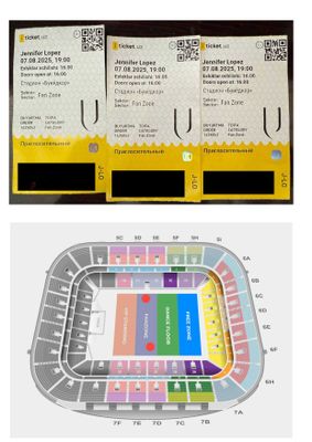 Jennifer Lopez konsertiga bilet