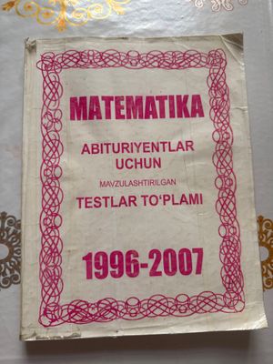 Matematikadan toʻplam kitob