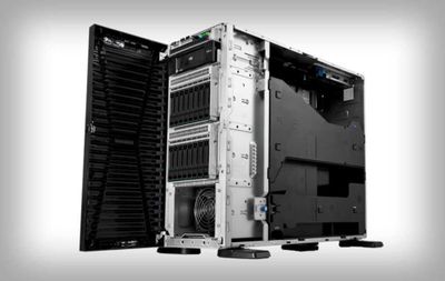 HPE ProLiant ML350 Gen11 Form Factor Tower 8SFF 4x cage.