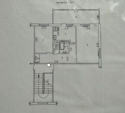 2/3/5 Югнакий ТТЗ. Балкон 2х6. 55м². Не торец.