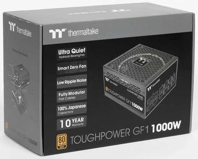 (Новый)Блок питания Thermaltake GF1 1000W GOLD Modular