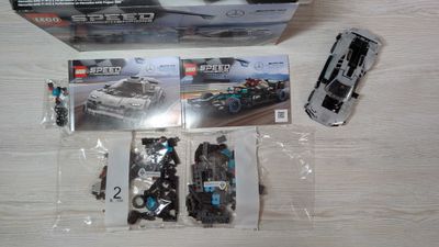 Набор LEGO Speed Champions 76909 – Mercedes‑AMG F1 W12 E и Project One