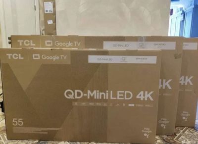 Телевизор Tcl 75/65/55 4K Mini Led 144Hz C6K C765 C7K скидка +Доставка