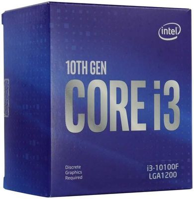плата h510 + 10100 intel core i3/ Плата проц комплект. (4гб озу)