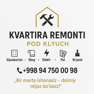 Kvartira remont POD KLUCH