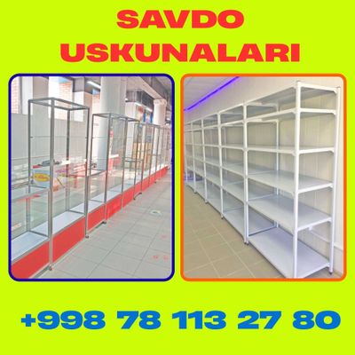 Торговое оборудование,стеллаж,savdo uskunalari,stellaj,vitrina