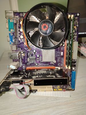 Материнская плата + intel Celeron
