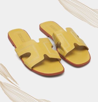 Шлепки женские Hermes, 37 размер