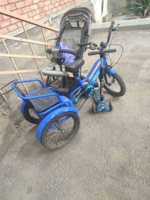 uch oyoqli velosiped aka ukachalar uchun zur