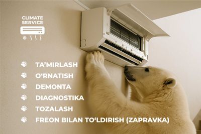 Konditsioner / O`rnatish/ Remont / Установка / Ремонт / Кондиционер
