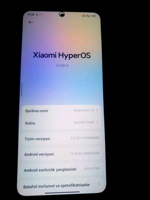 redmi not 13 8+8 128